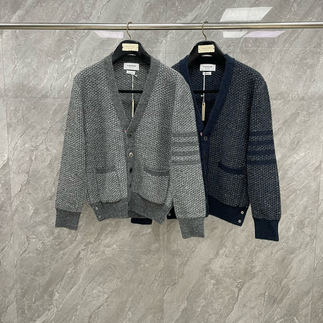 2025SS Snowflake Chunky Knit Cardigan