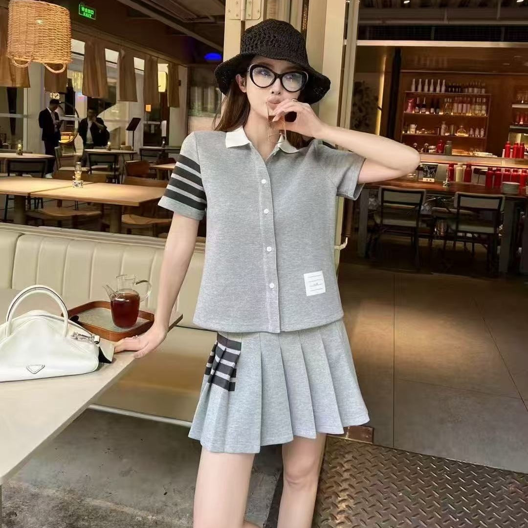 Puppy embroidered short sleeves(副本) THOM TREND