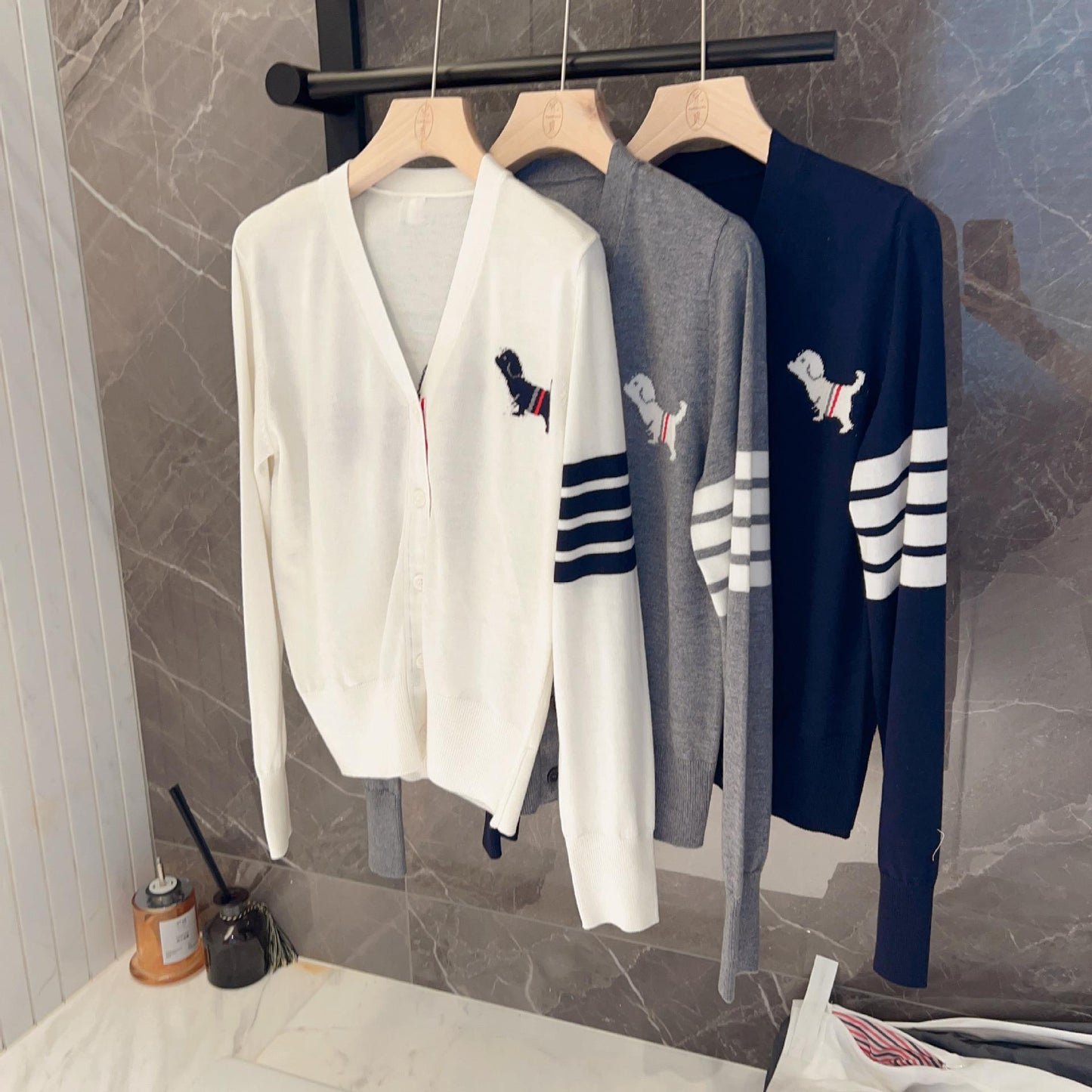 Women's jacquard cardigan sweater(副本) THOM TREND