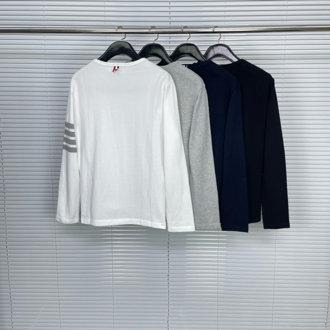 2025SS Four-bar classic T-shirt THOM TREND