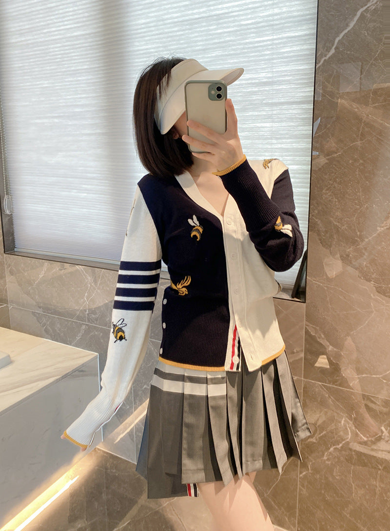 Women's new striped short sleeve(副本) THOM TREND