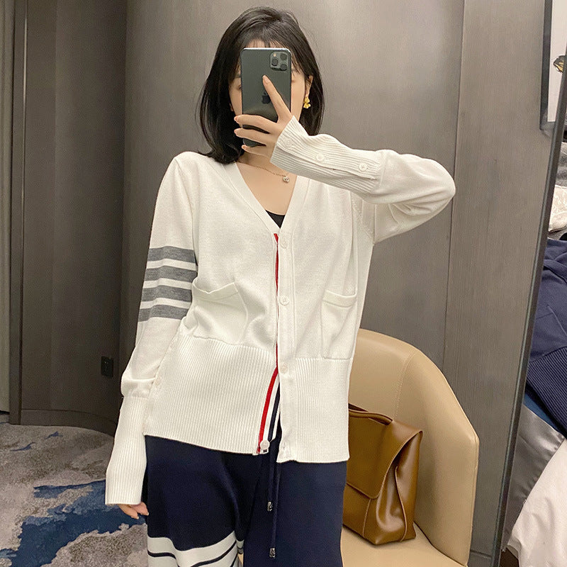 women's solid color sweater(复制) THOM TREND