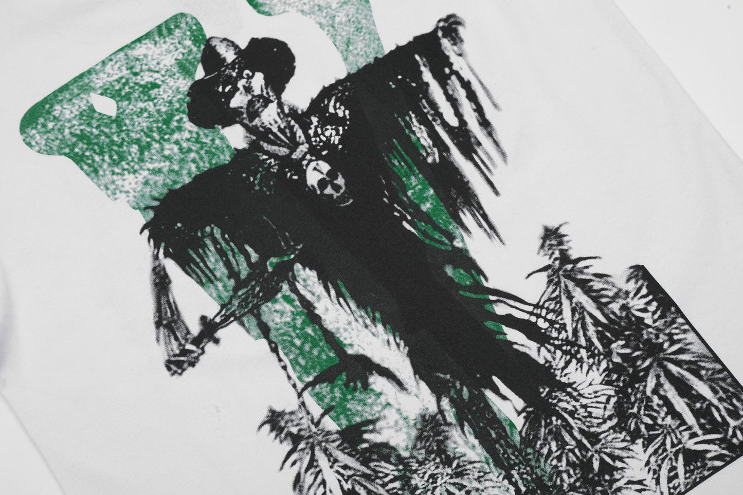 Scarecrow embroidered T-shirt