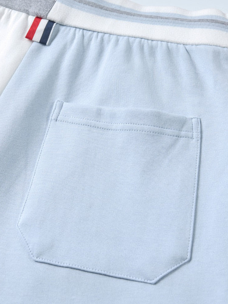 Unisex left and right colorblock T-shirt(副本) THOM TREND