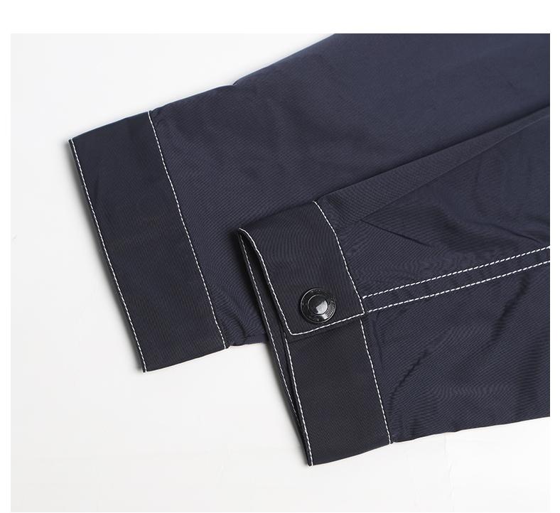 Men's gold button outer placket coat(副本) THOM TREND
