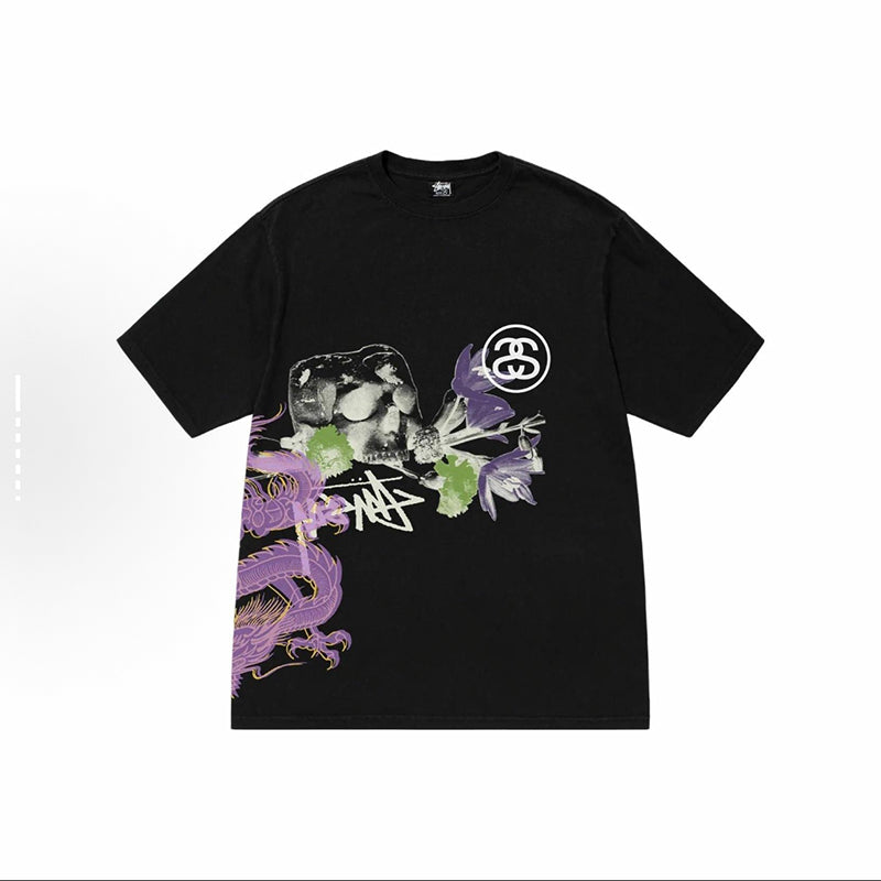 Printed short sleeves