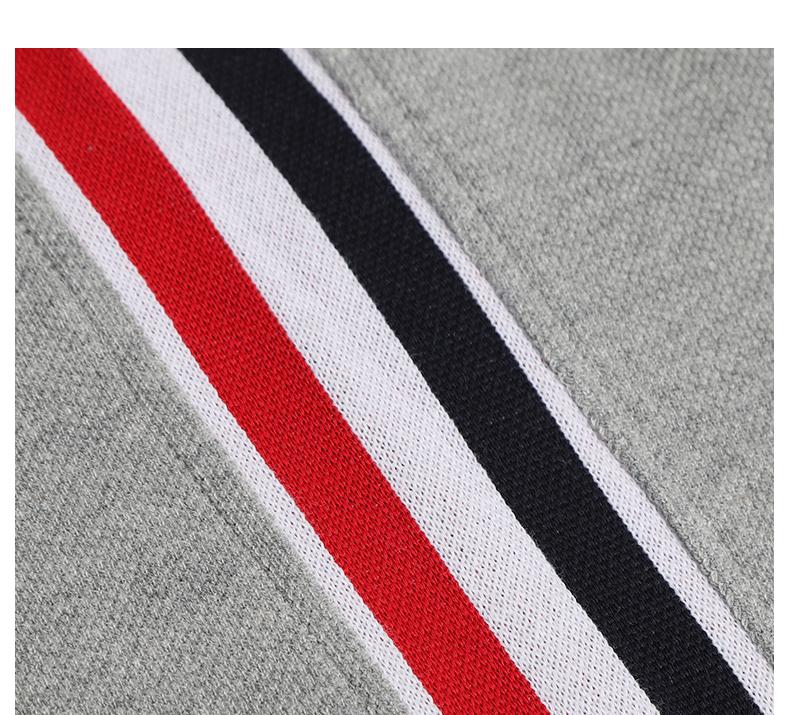 Colorblock Striped Lapel Polo Shirt(副本) THOM TREND