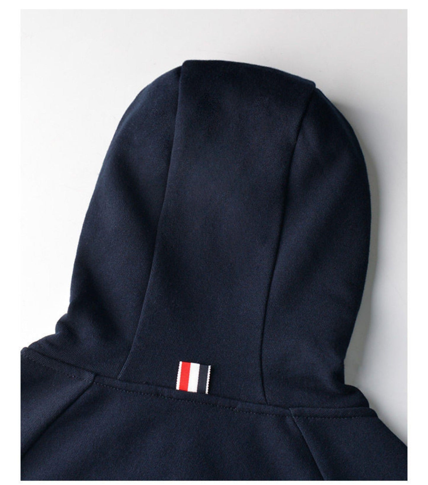 2025SS Contrast color hooded sweatshirt THOM TREND