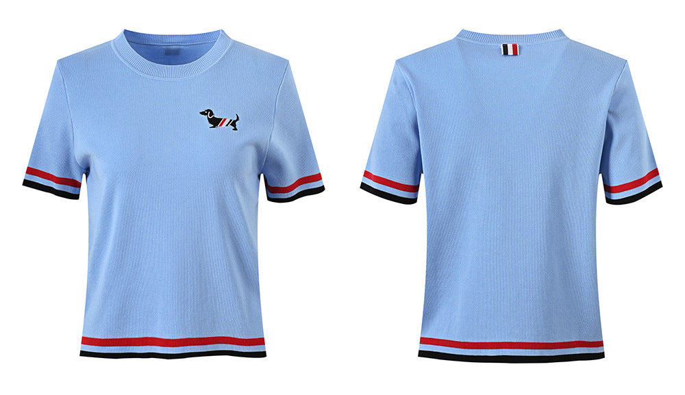 Women's Tie Knot T-shirt(复制) THOM TREND