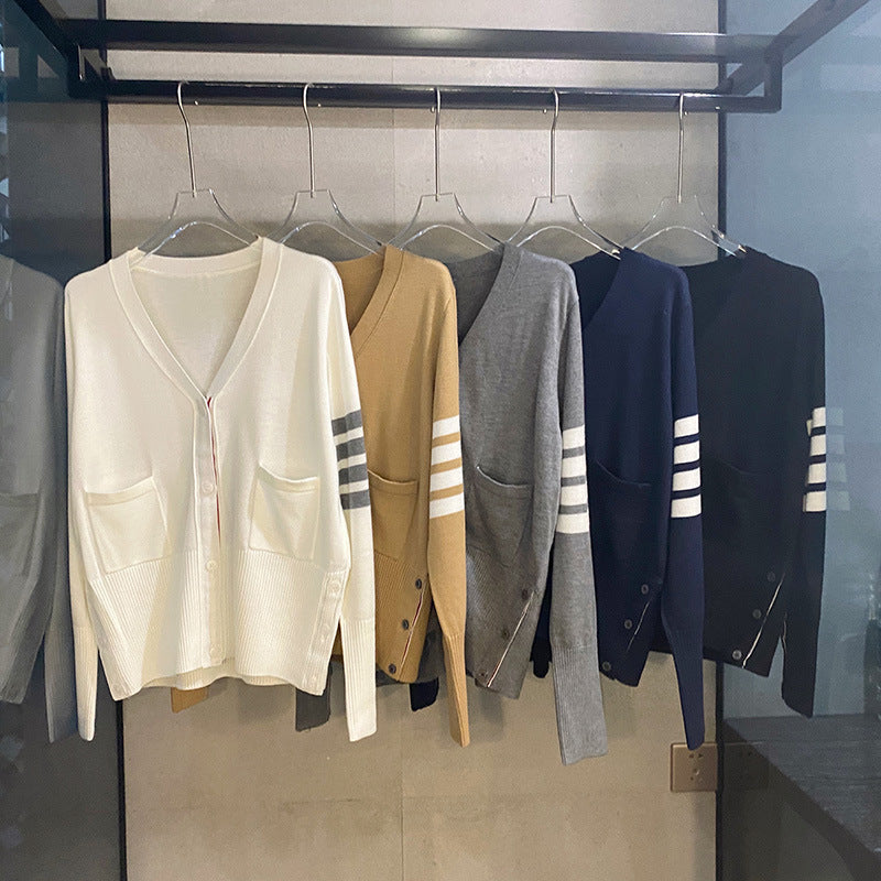 women's solid color sweater(复制) THOM TREND