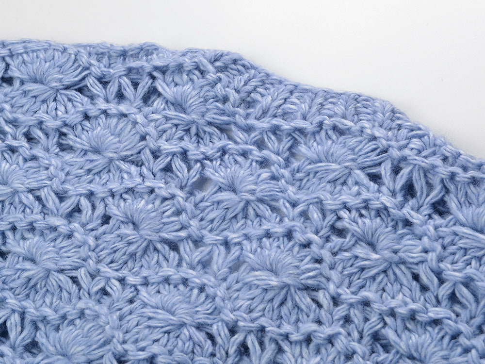 2025SS Crochet V-neck cardigan THOM TREND