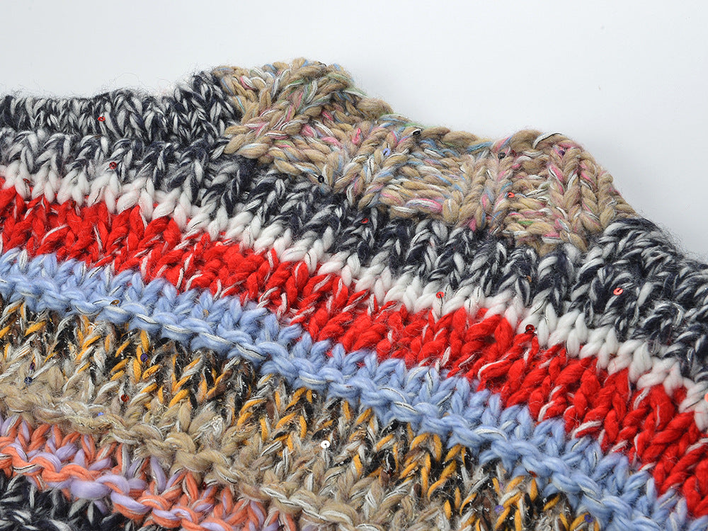 2025SS Chunky knit sweater jacket