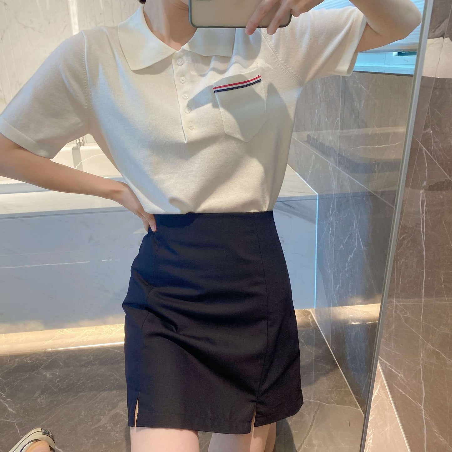 Women's short sleeve pants suit(复制) THOM TREND