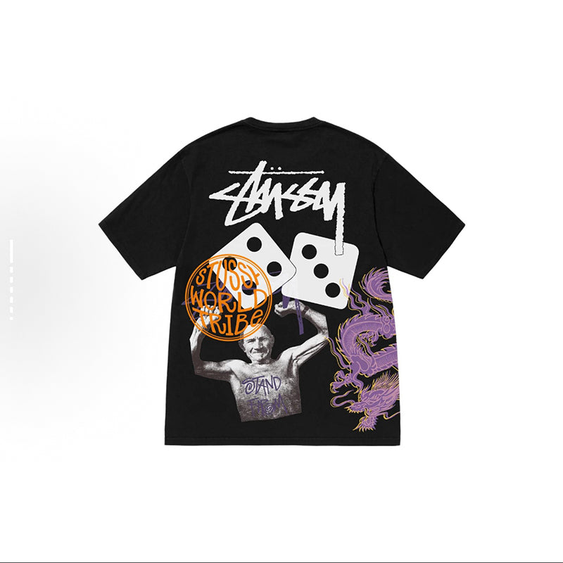 Printed short sleeves