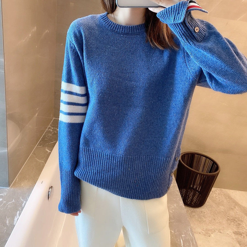 women's four stripe T-shirt sweater(复制) THOM TREND