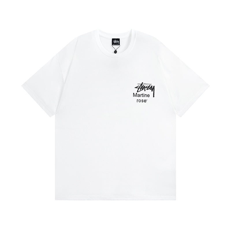 Unisex character print short-sleeved T-shirt