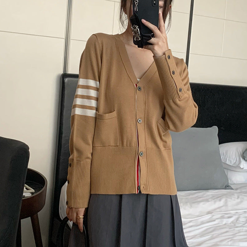 women's solid color sweater(复制) THOM TREND