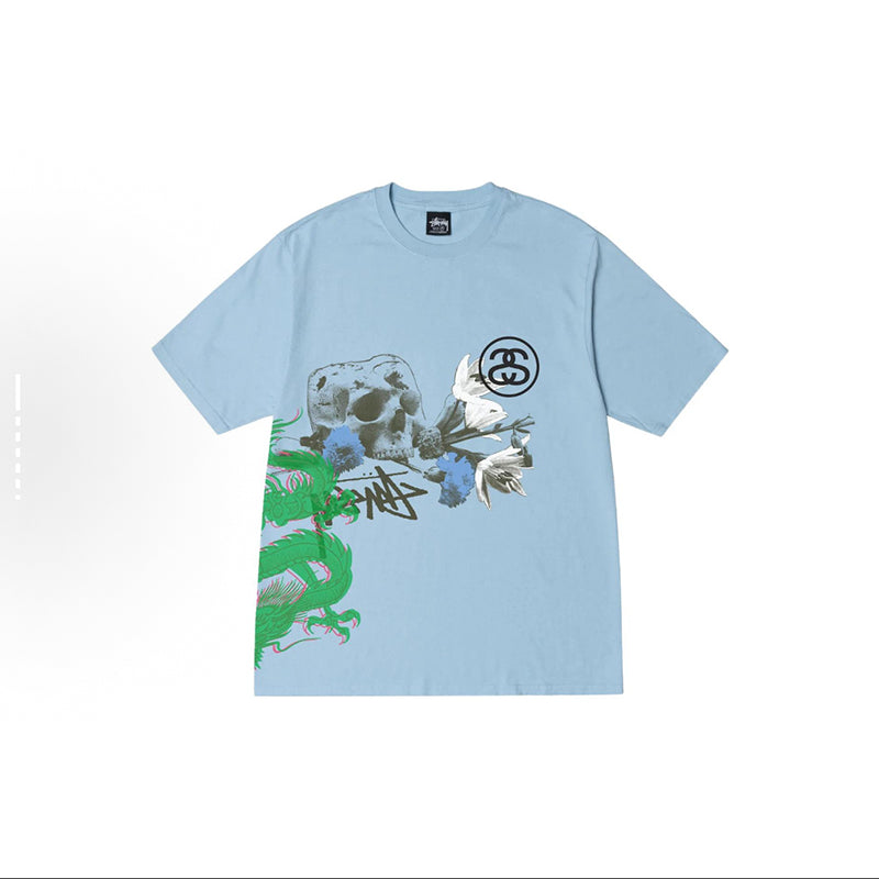 Printed short sleeves