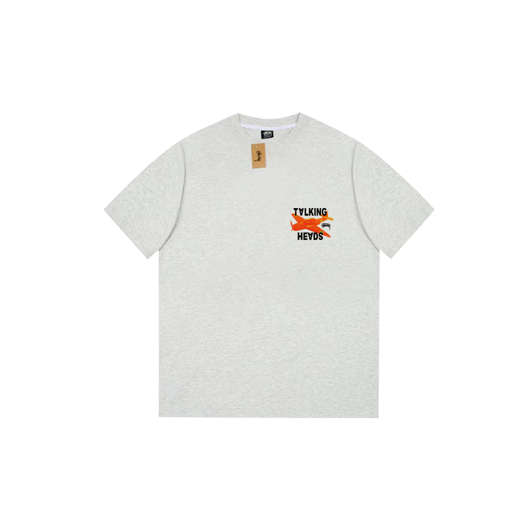 Portrait letter print T-shirt