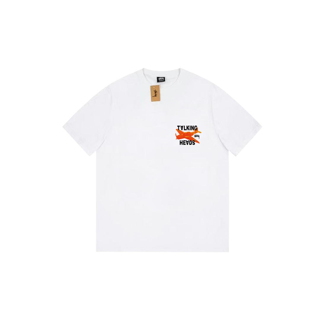 Portrait letter print T-shirt