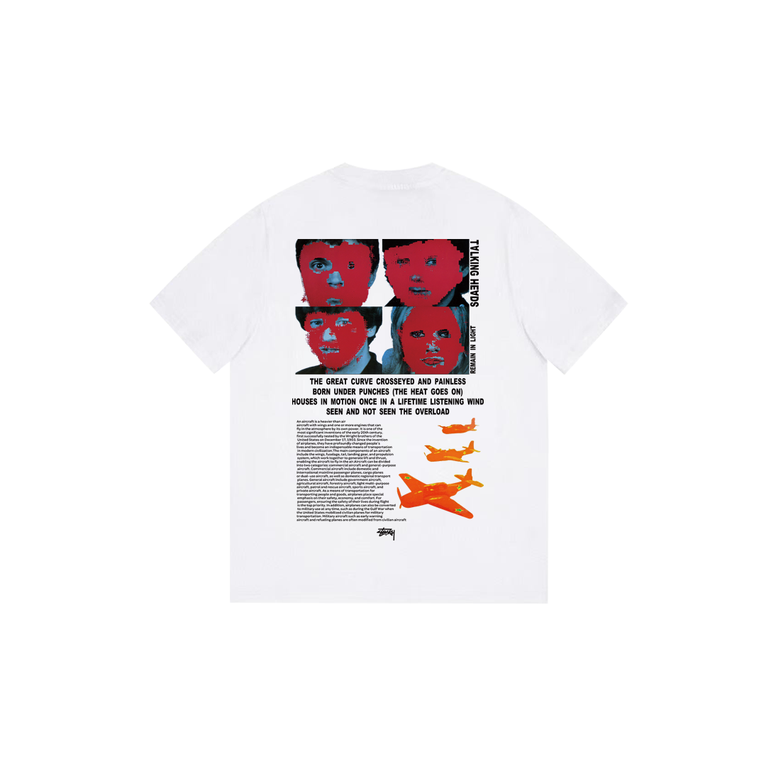 Portrait letter print T-shirt