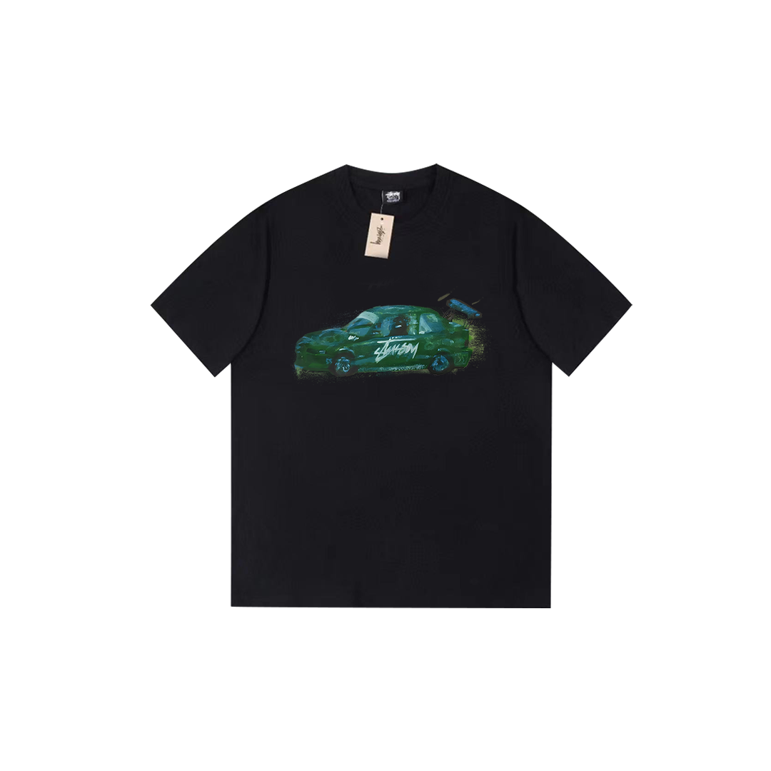 car print T-shirt