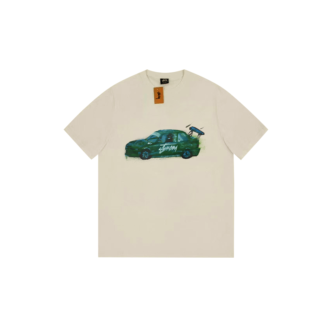 car print T-shirt
