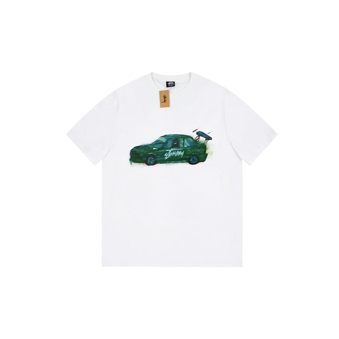 car print T-shirt