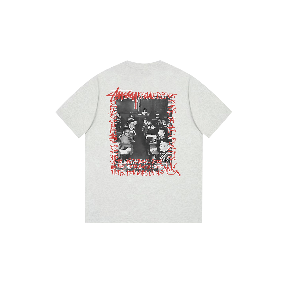 Classroom portrait print T-shirt