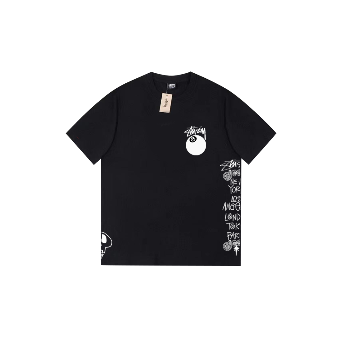 8-ball printed T-shirt