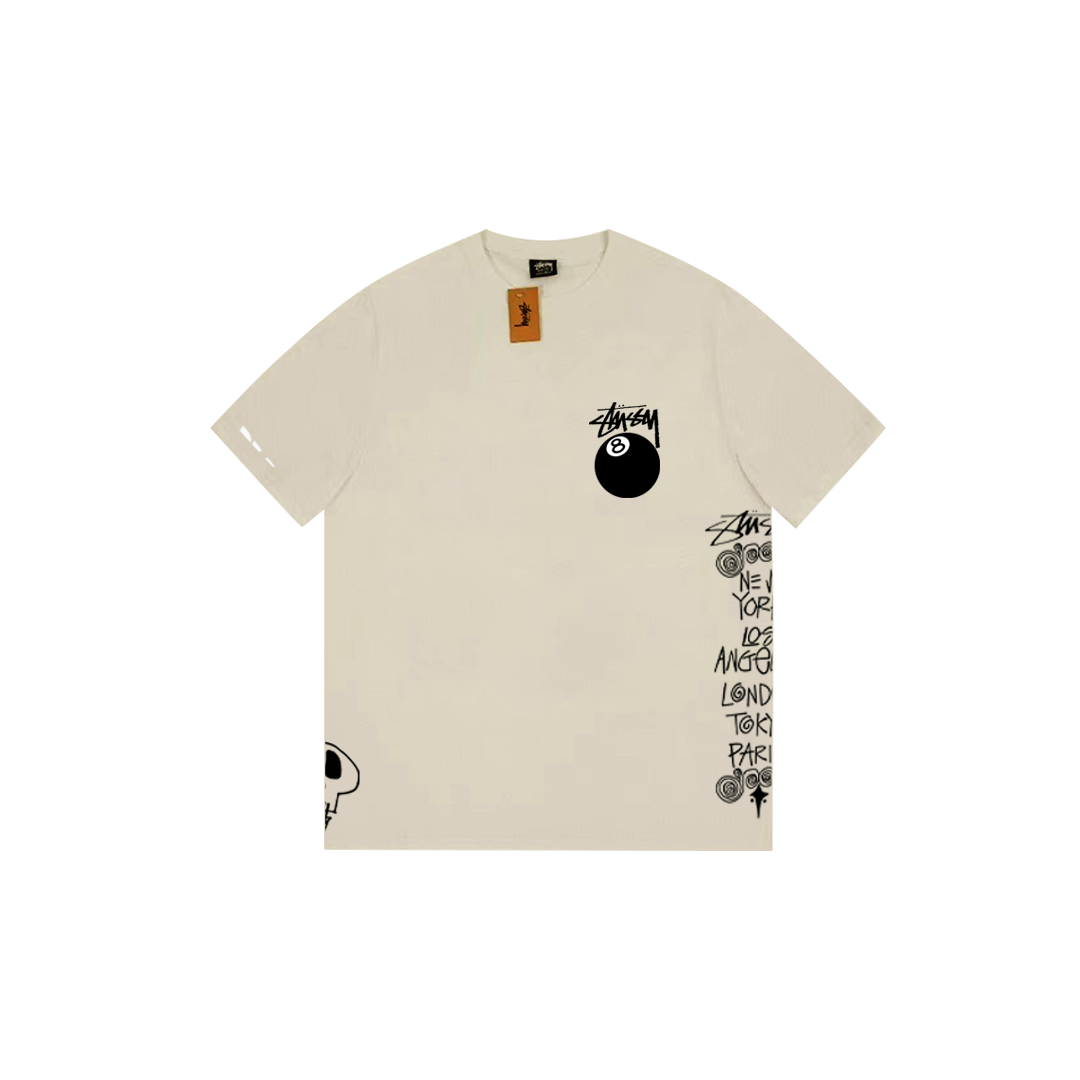 8-ball printed T-shirt