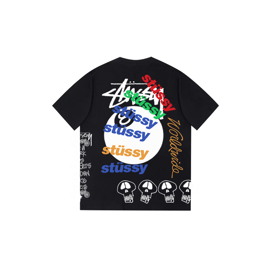 8-ball printed T-shirt