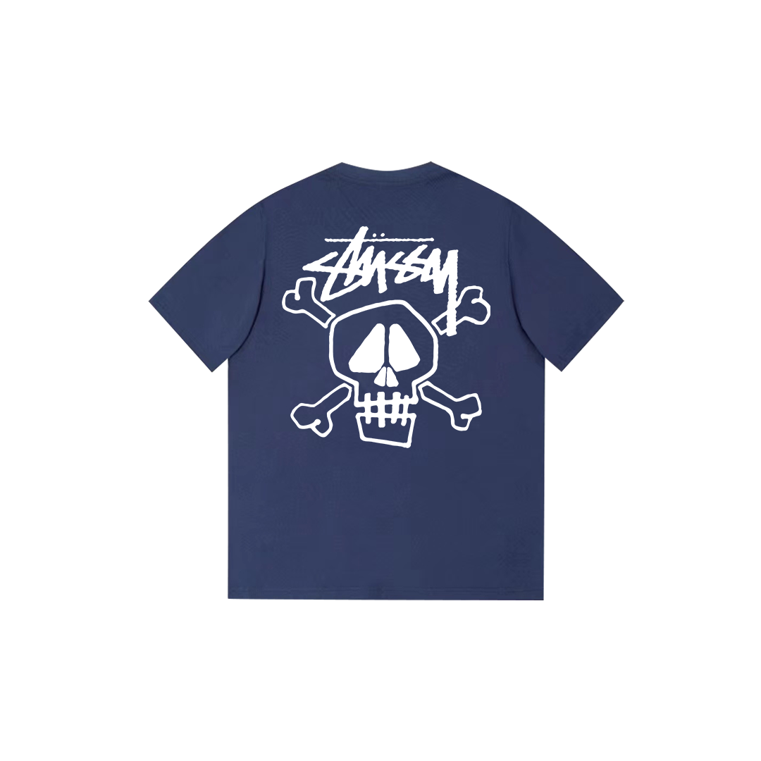 skull print T-shirt