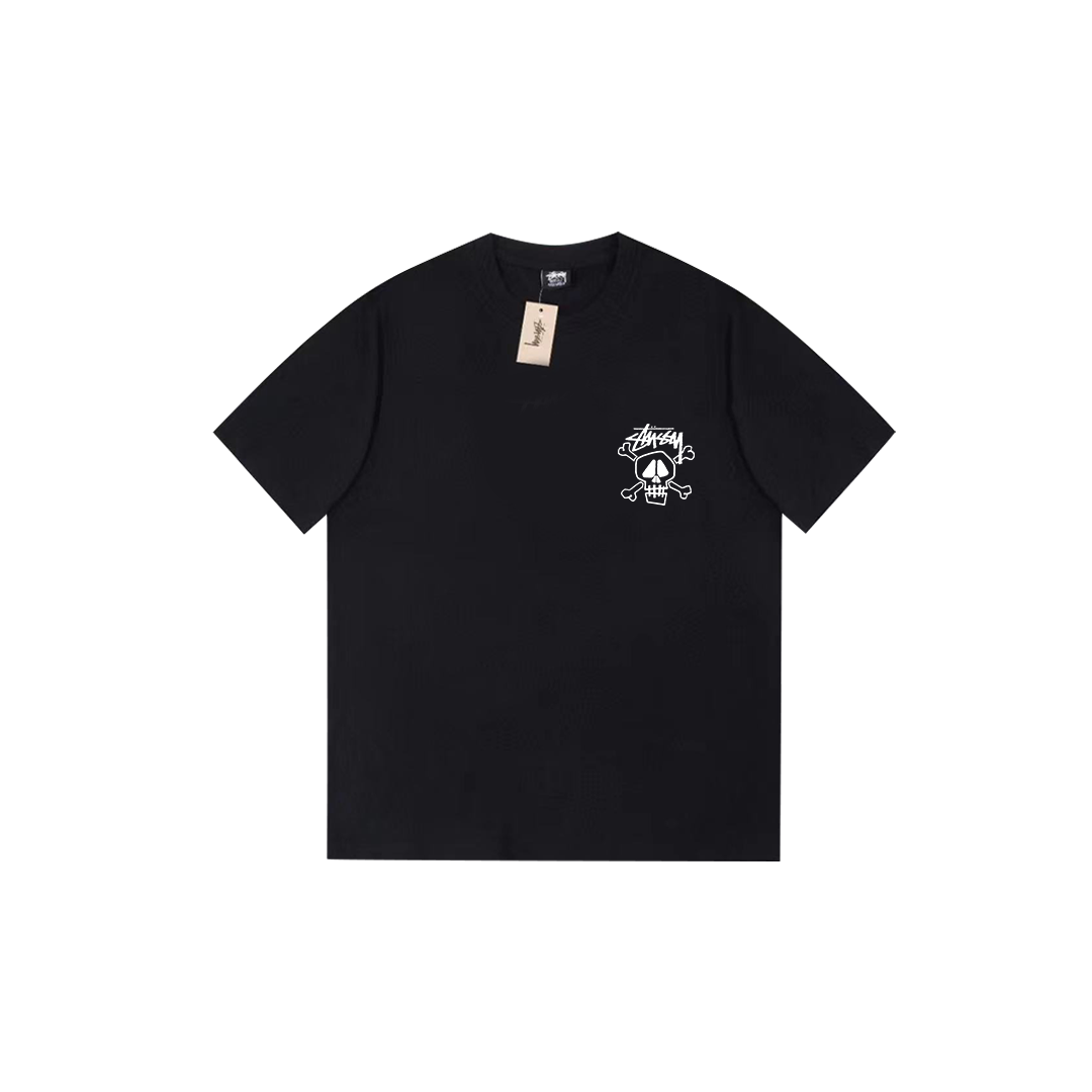 skull print T-shirt