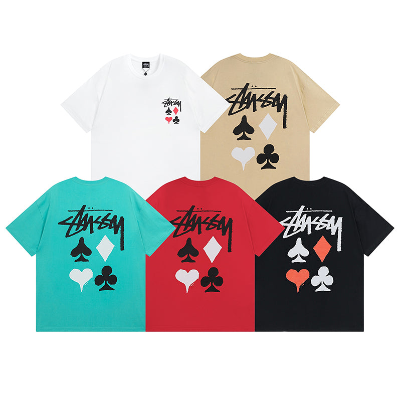 Poker number short sleeves