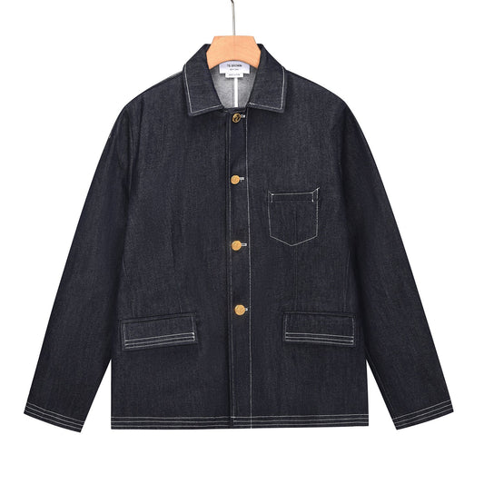 2025SS denim lapel jacket THOM TREND