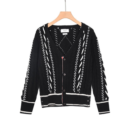 2025SS V-neck wool coat THOM TREND