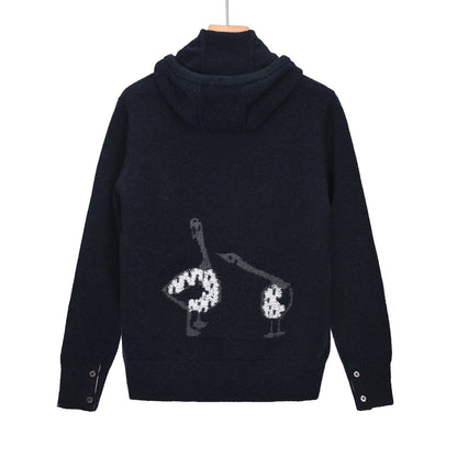 2025SS duck jacquard sweater jacket THOM TREND