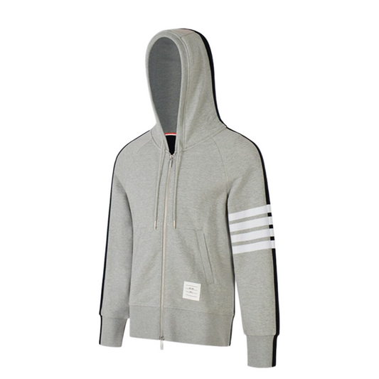 2025SS  Contrast color hooded sweatshirt THOM TREND