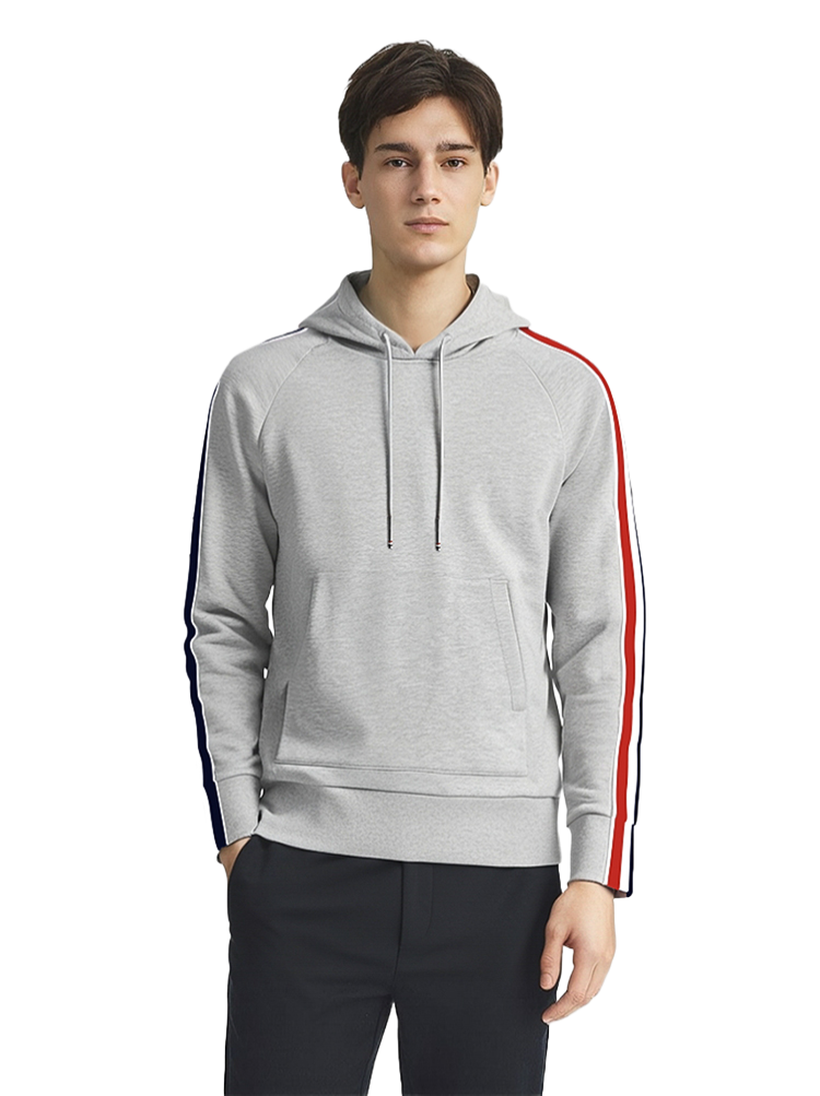 2025SS  Color-blocked hoodie