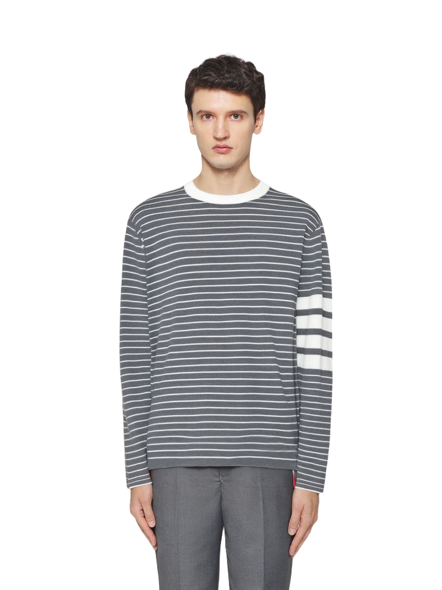 Chunky knit lapel sweater（副本） THOM TREND