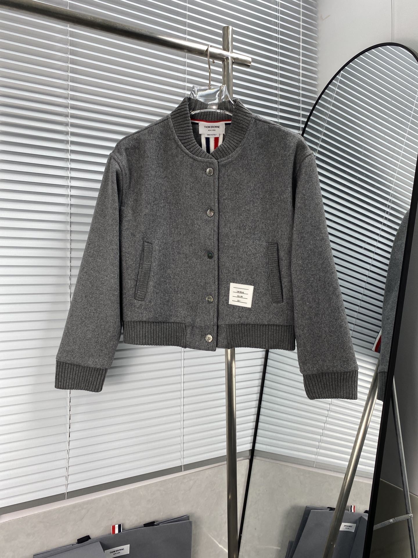 2025SS  Back webbing bomber jacket THOM TREND