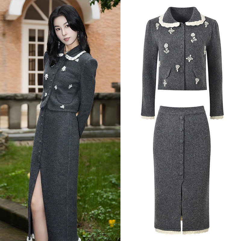 2025SS Women's full skirt suit THOM TREND