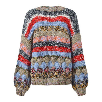 2025SS Chunky knit sweater jacket