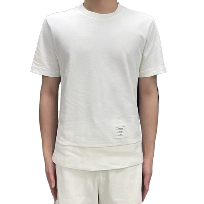 2025SS Short-sleeved solid color THOM TREND