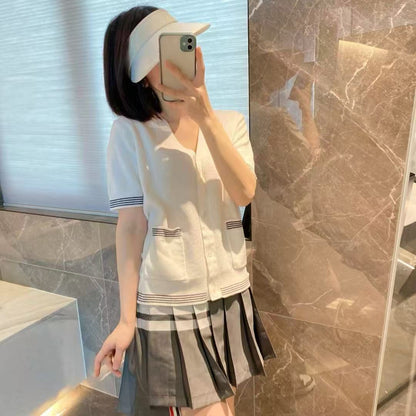 2025SS  V-neck short sleeves THOM TREND