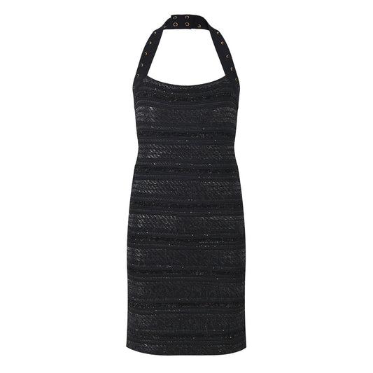 2025SS Tweed halterneck dress THOM TREND