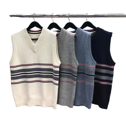 2025SS  Bird's Eye Knit Vest THOM TREND