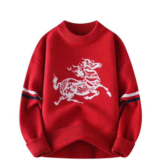 2025SS Horse zodiac sweater