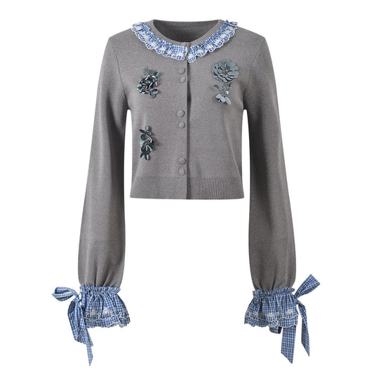 2025SS Bow cuff cardigan THOM TREND